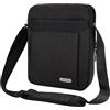 UBAYEE Borsello Uomo Tracolla in Tela con Multi-scomparti (Compatibile con Tablet iPad da 10,5 Pollici, 25 cm), Blu marino