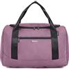 ECOHUB 20L Bagaglio a Mano, Borsa 40x20x25 Ryanair, Borsone Viaggio Pieghevole, PET Riciclato Borse per Aereo Weekend Palestra Piccola Uomo Donna(Rosa)