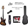 Eko JB300 5 Sunburst BASSO ELETTRICO 5 CORDE tipo JAZZ BASS con BORSA + Tracolla