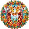 Cuteefun Puzzle in Legno per Adulti Puzzle Animale di Forma Giraffa Puzzle per Regalo Famiglia