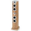 Thomson Tour haut-parleur - THOMSON - Blanc/Bois - Bluetooth/CD/USB/SD, 60W, Radio FM, Télécommande, Alim. 230V
