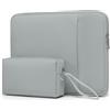 HYZUO 14-15 Pollici Custodie per Portatili per MacBook Air 15 M4/M3/M2, MacBook Pro 15, XPS 14/15 Plus, 15" Surface Laptop, Borsa Protettiva per 14" HP Lenovo ThinkPad Asus Acer HUAWEI, Grigio Roccia