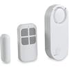 ThreeH sensore di allarme porta senza fili con telecomando 130 dB Anti-Theft Sirena magnetica lungo standby basso potere di allarme per casa negozio garage