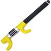 KRASER KR940B Antifurto Auto con Codice Massima Sicurezza, Blocca Sterzo Giallo Più Visibile e Deterrente, Robusto Blocca Volante con Martello Emergenza, Bloccasterzo Universale Automobile Camper
