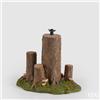 Enzo De Gasperi EDG Enzo de Gasperi Base Tronchi Bosco per Albero di Natale 40x50x30 cm