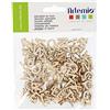 Artemio - Alfabeto maiuscolo in Legno, 1,3 cm, Colore: Beige