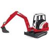 bruder 02432 - miniescavatore Schaeff HR16, veicolo da costruzione, retroescavatore, giocattolo