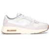 NIKE Air Max Sneaker In Pelle Bianco Grigio - Uomo - Bianco Grigio