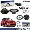 Alpine - no hertz Kit Alpine 6 Casse per FIAT 500 dal 2008-2025 Anteriori e Posteriori da 165 mm