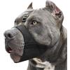 Mayerzon - Museruola morbida con cinturino antiscivolo, in tessuto, per cani di taglia media e grande come Bulldog, Boxer e Rottweiler, impedisce al cane morsi e rosicchiamenti ma gli consente di bere