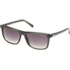 GUESS Men GU0016996P58 Sunglass, Occhiali Uomo, Verde Scuro Lucido, 58