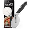Microplane Tagliapizza Professionale XL Inox con Manico Antiscivolo e Copri‑lama | Lama extra‑affilata doppio‑smusso |Professional Pizza Wheel | Per pizza, quiche, focaccia | Lavabile lavastoviglie