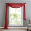 Gardinenbox - Capriccio per Tenda in Voile Trasparente, MOD.560 Bordeaux