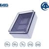 Faeg FG13526. Scatola di derivazione stagna, coperchio trasparente, parete liscie 190x140x70 IP56