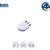 Faeg FG28502. Spina volante diritta 2P+T 16A BIANCA in blister IP20D