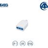 Faeg FG28503. Presa volante 2P+T 10A BIANCA in blister IP20D