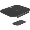 Maclean MC-929 Kit di montaggio per aumentare la stabilità del supporto monitor Rinforzo da tavolo per montaggio da Tavolo Monitor set con pad antiscivolo 11 mm diametro foro 190x153,5x15mm