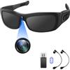 Pudet Luo Occhiali Fotocamera, Action Camera con Bluetooth HD 1080P Occhiali da Sole Fotocamera,Mini Sport Occhiali Videocamera per Moto/Bici Fotocamera D'azione per Prendere Foto e Video