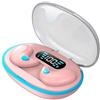 YUYQAQ Auricolari wireless per dormire, con blocco del rumore, comode e invisibili, mini cuffie per dormire sul fianco, streaming di contenuti tramite Bluetooth 5.3, con display digitale a LED e