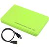 Kangmeile Enclosure Hard Disk, 2.5 pollici SATA USB 3.0 HDD HDD Hard Drive Box Case Caddy, Mobile Laptop Hard Disk Box HDD SSD Case Sata to Hard Drive Box Enclosure Adapter 5Gbps