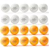 Tokaneit Palline Ping Pong 40 mm ABS 20PCS, Palle da Ping-Pong Premium 3 Stelle, Bicolore, Qualità 40+, Accessori per PingPong, Caratteristiche di Gioco Perfette, Adatto a Tutti