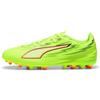 PUMA Scarpe da Calcio Unisex Ultra 6 Play MG, Ultra Blue PUMA White Glowing Red, 43 EU