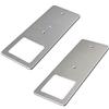 kalb Material für Möbel kalb | Faretto LED da incasso da 5 W - Lampada da cucina molto piatta con funzione touch, faretto da incasso, a scelta: set da 2 pezzi, bianco caldo