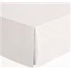 GAMUSI Copriletto da 90 x 190/200 cm, coprirete 90 cm, colore bianco