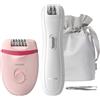 Philips Epilatore Wet & Dry BRP535/00, 5.4 W, plastica, 2 velocità, Bianco
