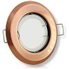 Trano Faretti da incasso LED bronzo round 7 watt bianco caldo 12V - Faretti da incasso MR16 Ø 55-60mm foro da trapano - incasso - soffitto spot - faretti da incasso a soffitto faretti da