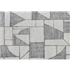 HOMCOM Tappeto Moderno Antiscivolo a Linee Geometriche, in Poliestere Multicolore, 230x160x0.7 cm | Aosom Italy