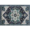 HOMCOM Tappeto Boho Antiscivolo e Lavabile a Pelo Corto per Soggiorno e Camera, 230x160 cm, Multicolore | Aosom Italy