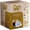 CUORE NERO CAFFE Cuore Nero Caffè - NOCCIOLA, 8 Caffe Cialde ESE Filtro Carta 44MM, Caffè Cialde Aromatizzato Al Gusto Nocciola, Cialde Caffe Da 7,5G, 75G