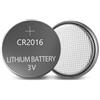 Brightium Batteria a bottone al litio CR-2016, 3 V, ideale per dispositivi elettronici come orologio, calcolatrice e giocattoli.