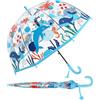 decalsweet Ombrello - Antivento - Impermeabile - Lungo Trasparente, Ombrello a Bolle Trasparente per Bambini Leggero Robustezza, Ombrello a Cupola per Ragazzi e Ragazze, Ombrello Stitch Bambina Mondo Sommerso
