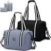 SPAHER 2X Borsone da Viaggio Bagaglio a Mano 40x30x25 Eurowings Borsone Palestra Sportiva Grande Donna Uomo 30L Pieghevole Borsa da Viaggio Piscina Fitness Impermeabile Travel Duffel Cabin Bag