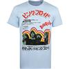 Cotton Soul Pink Floyd - Maglietta unisex con poster giapponese, colore: Azzurro, Azzurro, S