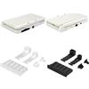 Generico Silicone polvere spina auricolare ricarica Dock Protezione antipolvere per New 3DS XL/L 3DSXL 3DSLL 2DS Cover (Bianco)