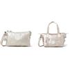 Kipling CREATIVITY XB, Pochette, Donna, Metallic Glow, Taglia unica ART MINI, Borse a Tracolla, Donna, Argento (Metallic Glow), Taglia unica