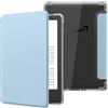 MoKo Custodia Compatibile con 6 Pollici Tablet e Libro digitale 2024/2022, Cover Leggera con per eBook Reader in TPU Morbido Auto Sveglia/Sonno per Tablet, Cielo Blu