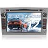 AWESAFE Android 12 Autoradio per Opel Meriva Corsa Zafira Vivaro Antara Tigra (2GB+32GB) 7 Pollici Car Radio con Navigatore BT WIFI DSP RDS Lettore CD DVD (Grigio)