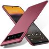 Bastmei Cover per Google Pixel 6a 5G, Ultraleggero Ultrasottile Antiscivolo AntiGraffio Protezione della Telecamera, PC Rigido Smerigliato Cover per Google Pixel 6a 5G (Vino Rosso)