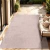 Paco Home Tappeto Per Esterno Balcone Terrazza Tappeto Cucina Monocolore Mélange, Dimensione:300x400 cm, Colore:Pink