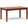 BOX FURNITURE Tavolo da pranzo estensibile, 150 x 90 x 75 cm, allungabile a 195 cm, legno naturale, finitura ciliegio