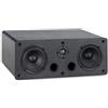 McGrey CS-440 BK Diffusore da Scaffale - Cassa Satellitare HiFi Multifunzionale per Sistema Surround, Musica e Home Cinema - Diffusore Center Full-Range a 2 Vie con Potenza 40W RMS - Nero
