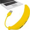Obesntln Hub Extender USB - Splitter Adattatore Multiporta USB a 4 Porte, Trasferimento Dati Più Veloce, Splitter USB a Forma di Banana, Adattatore Tipo C per PC, Laptop, Unità Flash, Fotocamera