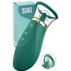 MySecretCase Vibratoreper Donna Clitoride - Vibratore Succhia Clotoride per Donne, Vibratore che Lecca per Donne, Stimolatore Clitoride Femminile, Vibratoreper Piccolo Lingua (Suki)