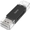 Hama Lettore Di Schede Usb, Otg, Usb A + Micro Usb, Usb 2.0, Sd/Microsd