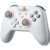EasySMX X05 Wireless Controller PC con RGB Luce- Joystick/Trigger Hall- Batteria Ricaricabile da 750mAh- Vibrazione- Turbo per PC/Switch/Mobile- Joystick Compatible con Black Myth: Wukong