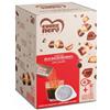 CUORE NERO CAFFE - I GUSTOSI 8 Cialde Caffè ESE 44MM + 8 Bustine Solubili Cacao Nocciola, 75G (8 Cialde + 8 bustine, Nocciola)